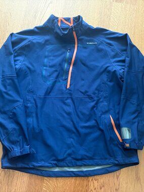 Mens Zero Restriction Halt Goretex Pullover Golf Jacket Size Large
